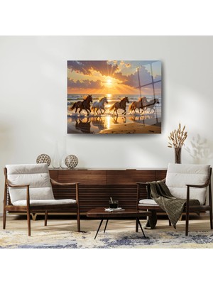 Glitglass Cam Tablo - Rüzgârla Yarışan Ruh