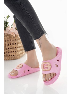 Moda Fırsat Kadın Terlik Kaydırmaz Su Geçirmez Şık Ev Dışarı Plaj Yazlık Günlük Terlik