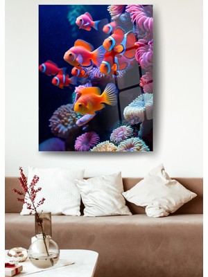 Glitglass Cam Tablo - Akvaryumun Sakinl