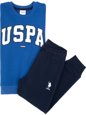 U.S. Polo Assn. Erkek Çocuk Kobalt Mavi Pijama Takımı 50318688-VR077
