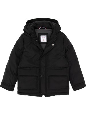 U.s. Polo Assn. Erkek Çocuk Siyah Kaban 50312105-VR046