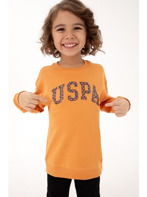 U.S. Polo Assn. Erkek Çocuk Bakır Bisiklet Yaka İnce Sweatshirt 50316527-VR182