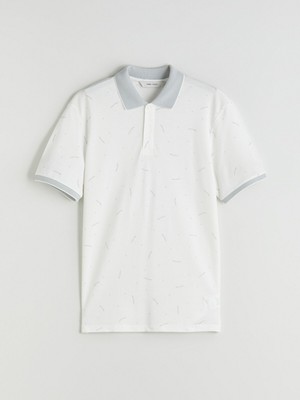 Lc Waikiki Yeni Sezon Polo Yaka Desenli Pike Erkek Tişört