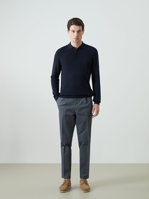 Lc Waikiki Yeni Sezon Standart Kalıp Gabardin Erkek Pileli Chino Pantolon