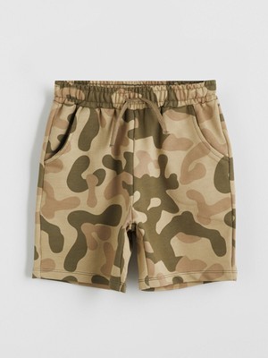 Lc Waikiki Yeni Sezon Beli Lastikli Baskılı Erkek Çocuk Şort