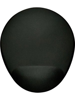 Hediye Labs Bilek Destekli Siyah Renkli Baskılı Oval Mouse Pad
