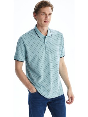 Lc Waikiki Yeni Sezon Polo Yaka Kısa Kollu Desenli Pike Erkek Tişört