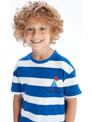 Lc Waikiki Yeni Sezon Bisiklet Yaka Erkek Çocuk Tişört