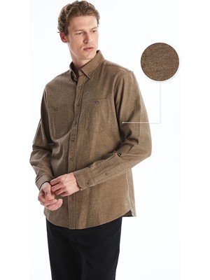 Lc Waikiki Yeni Sezon Regular Fit Uzun Kollu Gabardin Erkek Gömlek