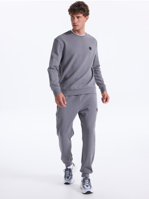 Discovery Expedition D5WM-EA3985 Antrasit Relaxed Düz Erkek Eşofman Altı