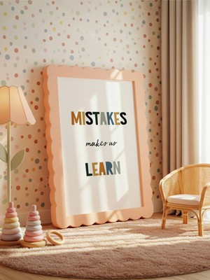 Fuart.Co Mistakes Makes Us Learn Dijital Baskı Poster V2 (Çerçevesiz) AFFU
