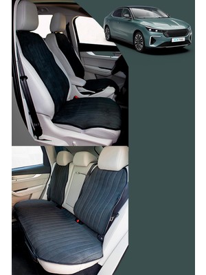 Bod Togg T10F Tay Tüyü Cepli Oto Koltuk Koruyucu Kılıf Iyon Serisi Siyah