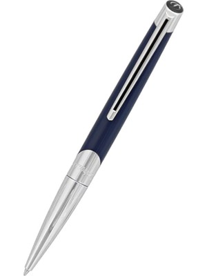 S.t. Dupont Gümüş ve Mavi Tükenmez Kalem 405736