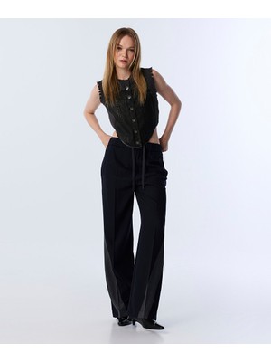 Twist COLORBLOCK WIDE LEG FİT PANTOLON TW6250003193015