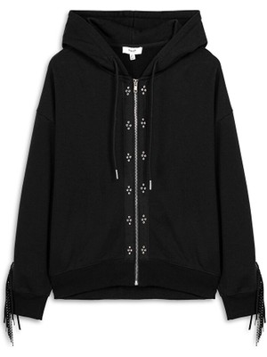 Twist PÜSKÜLLÜ TROK BASKILI SWEATSHIRT  TW6250091045001