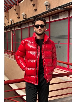 İnpool Hi-Quality, Çift Yönlü Fermuar, Regular Fit, Rüzgar ve Su Geçirmez, Parlak Şişme Mont 24USEC2475