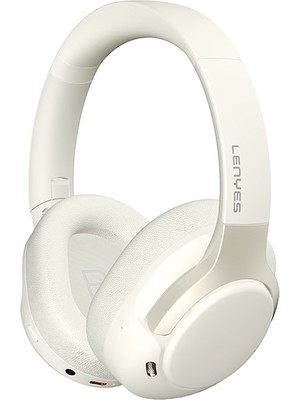 Lenyes LH29 Anc Özellikli Tws Kulak Üstü Bluetooth Kulaklık V5.4 Beyaz