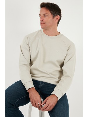 Buratti Streç Pamuklu Relaxed Fit Bisiklet Yaka Sweat Erkek Sweat 5901210