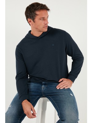 Buratti Relaxed Fit Kapüşonlu Yumuşak Dokulu Sweat Erkek Sweat 5901063