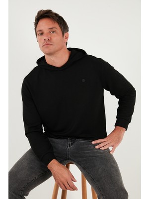 Buratti Relaxed Fit Kapüşonlu Yumuşak Dokulu Sweat Erkek Sweat 5901063