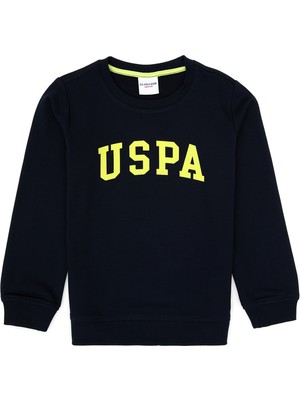 U.S. Polo Assn. Erkek Çocuk Lacivert Basic Bisiklet Yaka Sweatshirt 50313830-VR033