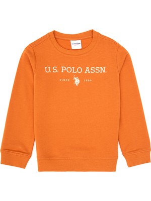 U.S. Polo Assn. Erkek Çocuk Bakır Bisiklet Yaka Sweatshirt 50313900-VR182