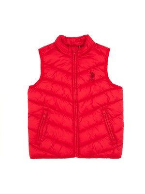 U.s. Polo Assn. Erkek Çocuk Kırmızı Yelek (Dokuma) 50310530-VR030