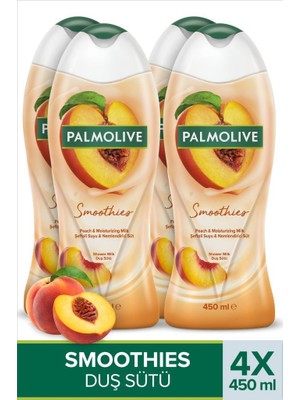 Palmolive Smoothies Şeftali 450 ml Duş Jeli X4