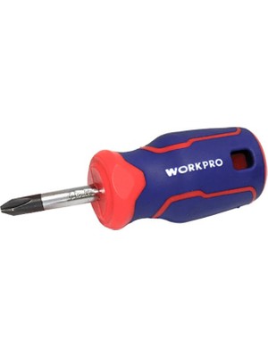 Workpro WP221034 Manyetik Yıldız Topaç Tornavida Cr-V 38mm Ergonomik Tasarım ve Dayanıklı Yapı PH2X38MM