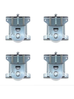 LAÇİNOK TİCARET Dolap Tekeri PKM80 Sürgülü Kapak Makarası 4 Adet Kolay Montaj ve Kullanım