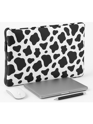 NS Reliable Notebook Laptop Macbook Çantası 15.6" inç - 800-DÜZ Dalmaçya Desenli