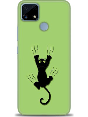 Realme C25S Kılıf Hd Baskılı Kılıf + Seramik Tam Kaplayan Ekran Koruyucu 65