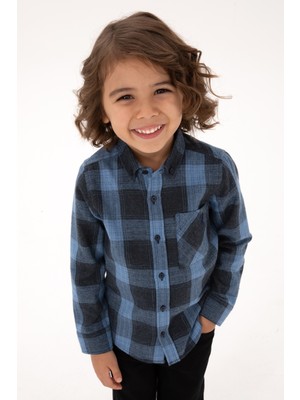 U.s. Polo Assn. Erkek Çocuk Açık Mavi Gömlek Desenli 50316669-VR003