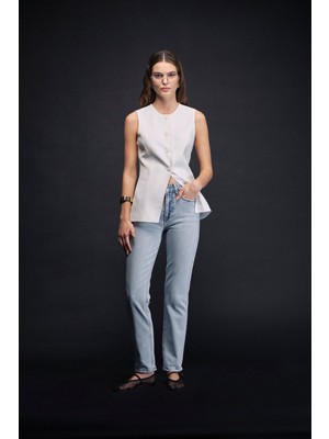 High waist mom jean