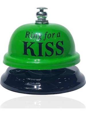 Casaba Hediyelik Resepsiyon Masa Zili Ring For A Kıss-6