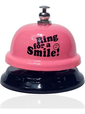 Casaba Hediyelik Resepsiyon Masa Zili Ring For A Smile!-7