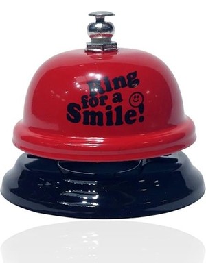 Casaba Hediyelik Resepsiyon Masa Zili Ring For A Smile!-8