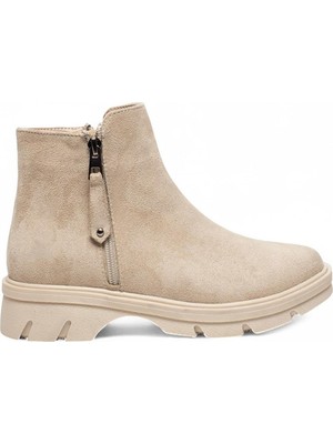 Celira Bej Termal Astar Süet Kadın Bot & Bootie NSB940