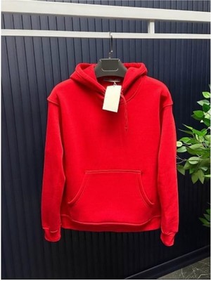 Zara Kapüşonlu Unisex Şardonlu 3 Iplik Sweatshirt