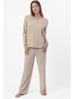 Ayyıldız 63656 Camel Pijama Takımı