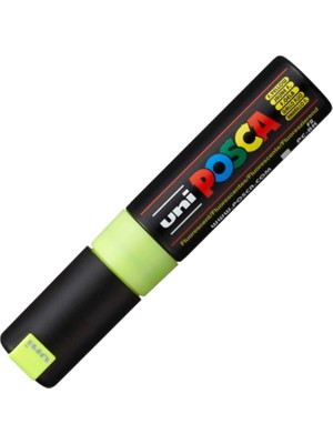 Uni-Ball Uniball Posca ( 8.0 ) Su Bazlı Poster Markörü (F) Florasan Sarı