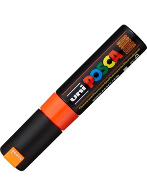 Uni-Ball Uniball Posca ( 8.0 ) Su Bazlı Poster Markörü (F) Florasan Turuncu