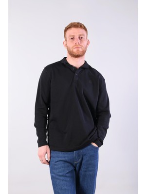 Mckanzie 1118 Yakalı Diagonel Üç İplik Sweat