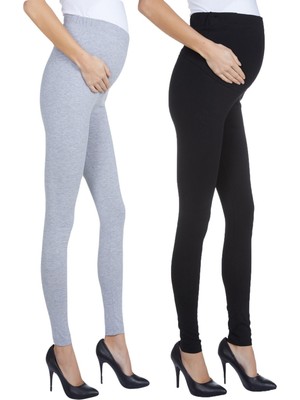 Luvmabelly MYRA8001-8002-8009 Beli Ayarlanabilir Hamile Tayt Setli