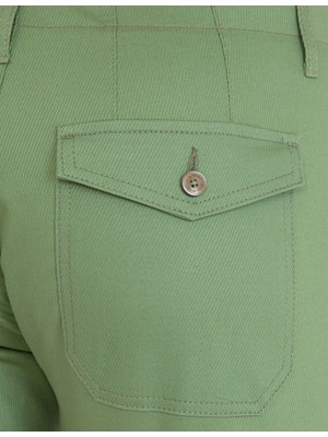 Pierre Cardin Erkek Yeşil Standart Fit Bermuda Şort 50233249-VR054