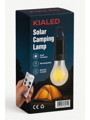 Kialed Taşınabilir Solar Şarjlı LED Ampul
