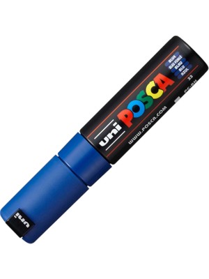 Uni-Ball Uniball Posca ( 8.0 ) Su Bazlı Poster Markörü Mavi
