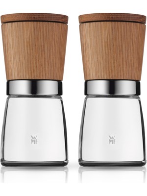 WMF 2'li Ahşap Baharat Değirmeni Seti Cam Malzeme ile Ergonomik Kullanım ve Kolay Temizlenebilir