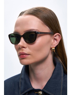 Desa Dark Brown Green Güneş Gözlüğü