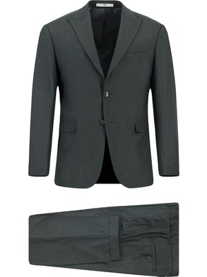 Kiğılı 6 Drop Regular Fit Standart Kesim Çizgili Pileli Takım Elbise